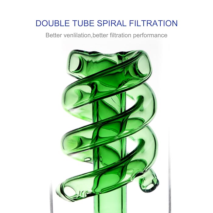 31cm height Oil Rig Glass beaker Bong with Tornado Filter