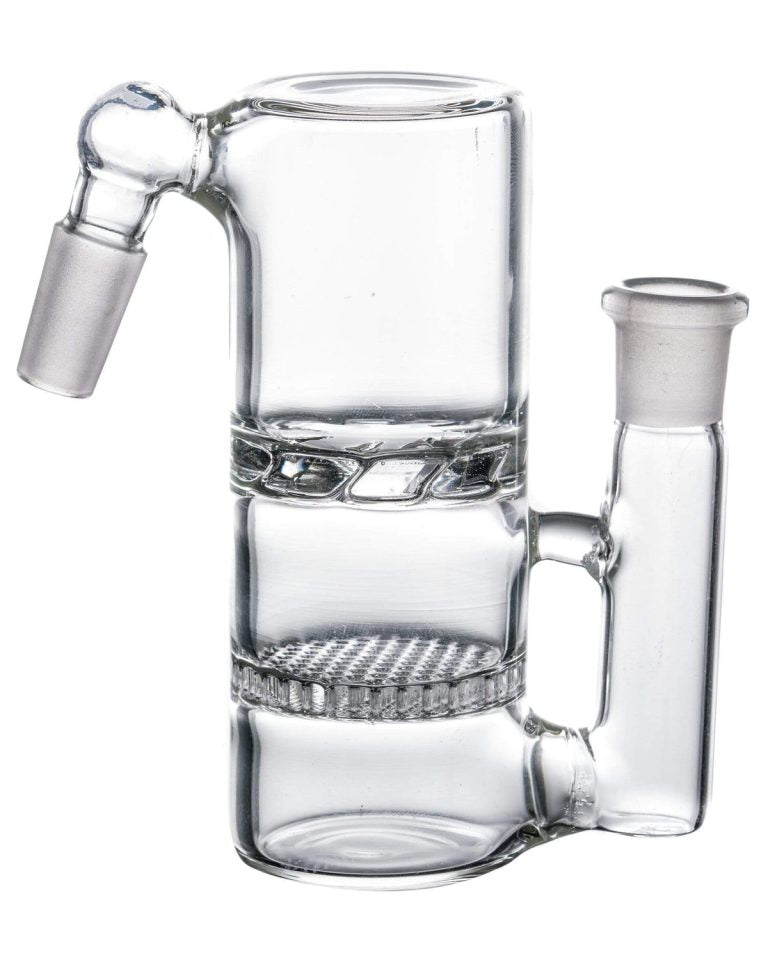 45-degree honeycomb and vortex filter glass ash catchers