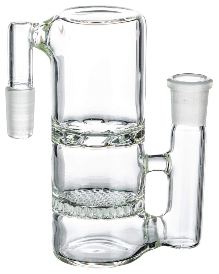 90-degree honeycomb and vortex filter glass ash catchers