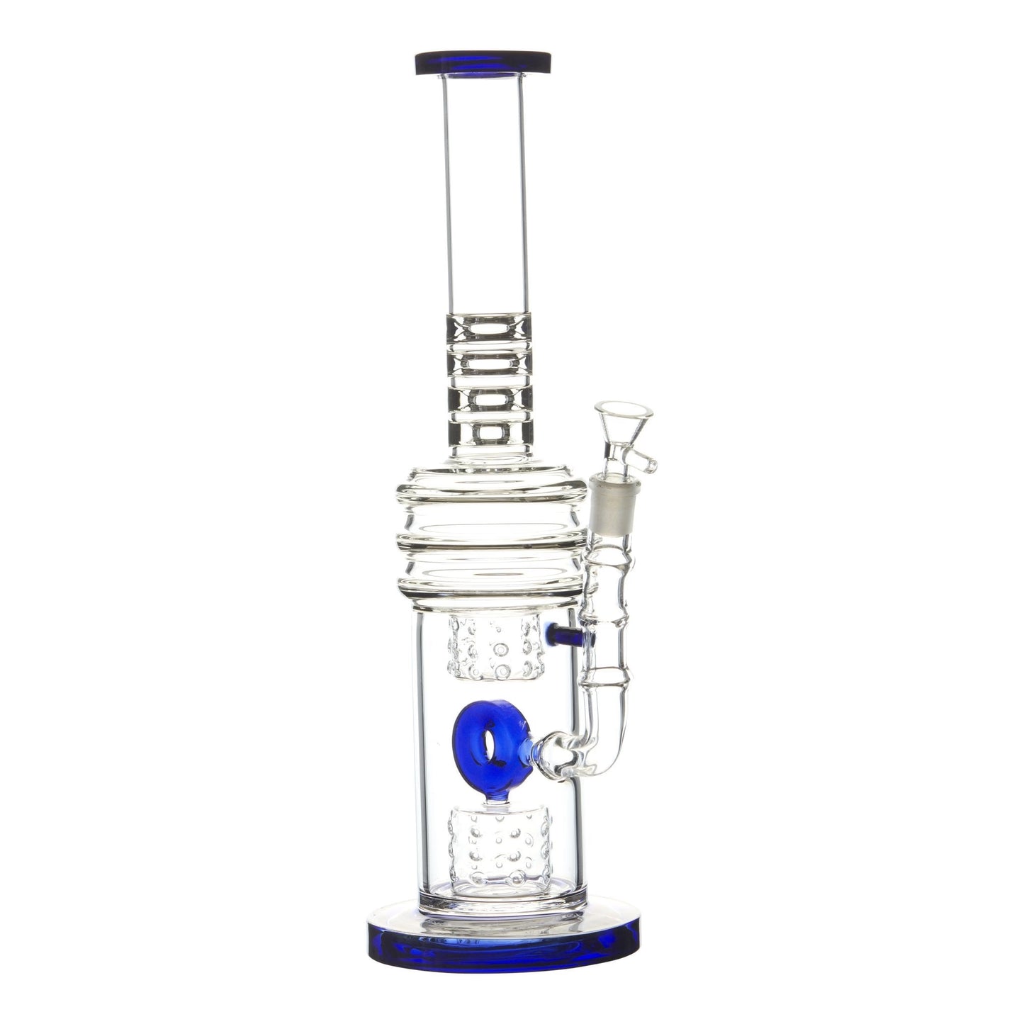 15inch colorful accents strighat glass bong