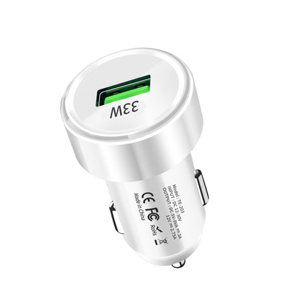 33W USB car charger, compatible with all protocals fast charger