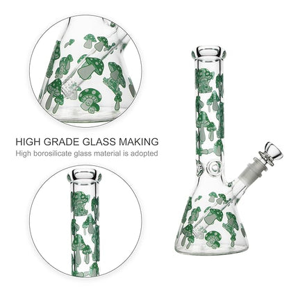Luminous GLASS WATER PIPE GLASS Bongs 26cm 10.3inch