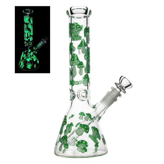 Luminous GLASS WATER PIPE GLASS Bongs 26cm 10.3inch