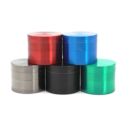55mm 4layers zinc alloy grinder with diamond gearl grinding