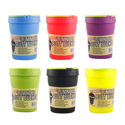 12x Coloured Butt Bucket Cigarette Car Ash Tray ashtray