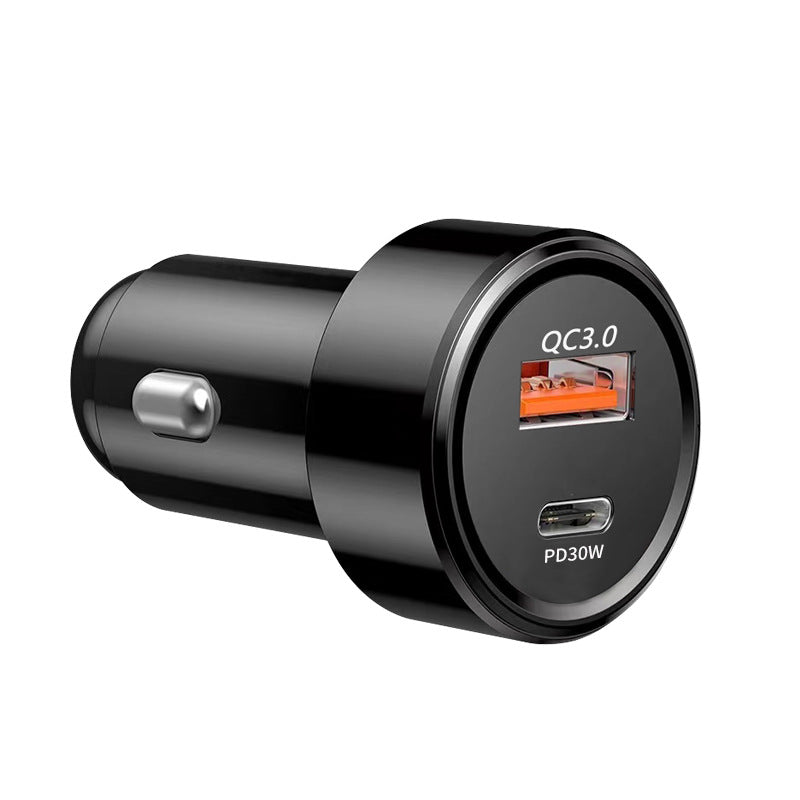 Factory outlet car charger black/wh faster car charger 48Watts with dural port, USB PD car charger.