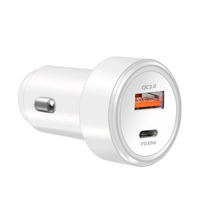 Factory outlet car charger black/wh faster car charger 48Watts with dural port, USB PD car charger.