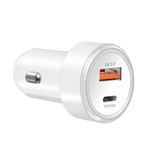 Factory outlet car charger black/wh faster car charger 48Watts with dural port, USB PD car charger.