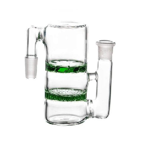 90-degree honeycomb and vortex filter glass ash catchers